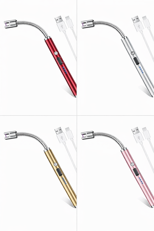 USB Rechargeable Electric Arc Lighter with Flexible Neck