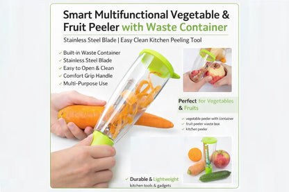 Smart Multifunctional Vegetable / Fruit Peeler for Kitchen