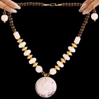 Gold Plated Beaded Jewellery Set