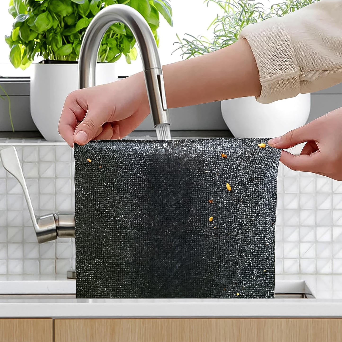Thickened Magic Wipe Home Kitchen Car Multi-functional Cleaning Rag (20 Pc)