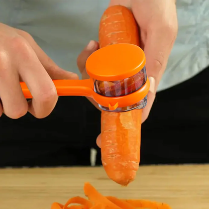 Stainless Steel Peeler With Container