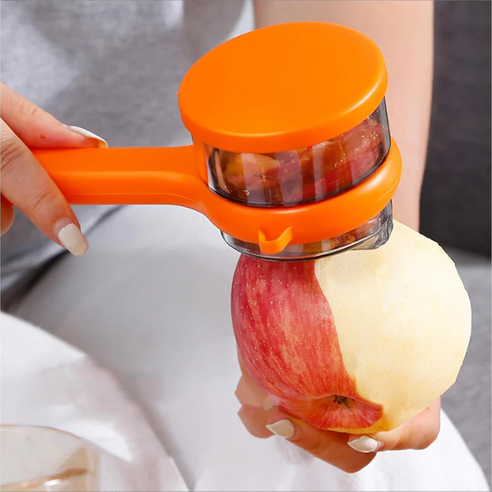 Stainless Steel Peeler With Container